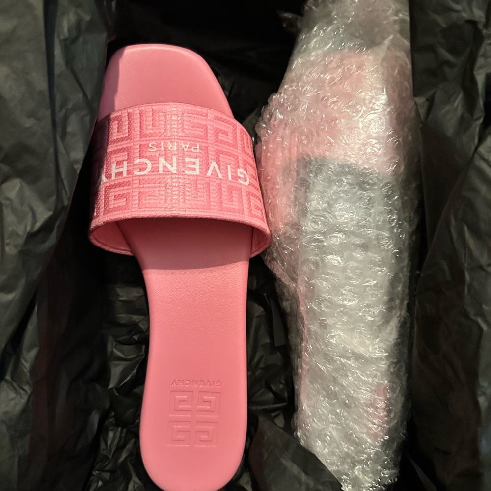 Givenchy Pink Slide Sandals